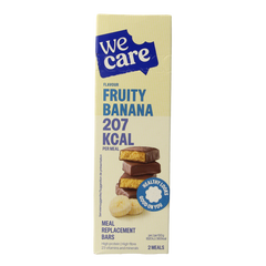 WeCare Meal replacement bars fruity banana 116 Gram