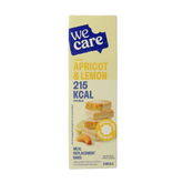 WeCare Meal replacement bars apricot & lemon 116 Gram