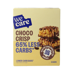 WeCare Lower kcal/carb bars choco crisp 150.00 Gram