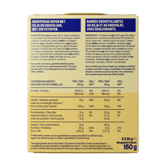 WeCare Lower kcal/carb bars choco crisp 150 Gram