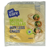 WeCare Lower kcal/carb natural tortillas 160 Gram