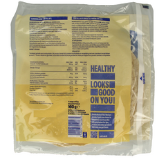 WeCare Lower kcal/carb natural tortillas 160.00 Gram