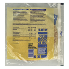 WeCare Lower kcal/carb whole grain tortillas 160.00 Gram