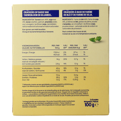 WeCare Lower kcal/carb crispy crackers 100 Gram