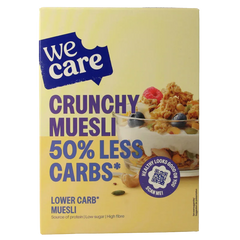 WeCare Lower kcal/carb crunchy muesli 325 Gram