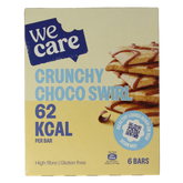 WeCare Lower kcal/carb bars crunchy choco swirl 78 Gram