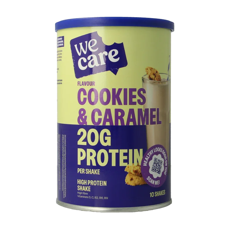 WeCare High protein shake cookies & caramel 340 Gram