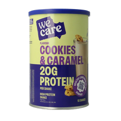 WeCare High protein shake cookies & caramel 340 Gram