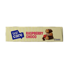 WeCare High protein bars raspberry choco 372 Gram
