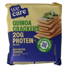 WeCare High protein quinoa crackers 100 Gram