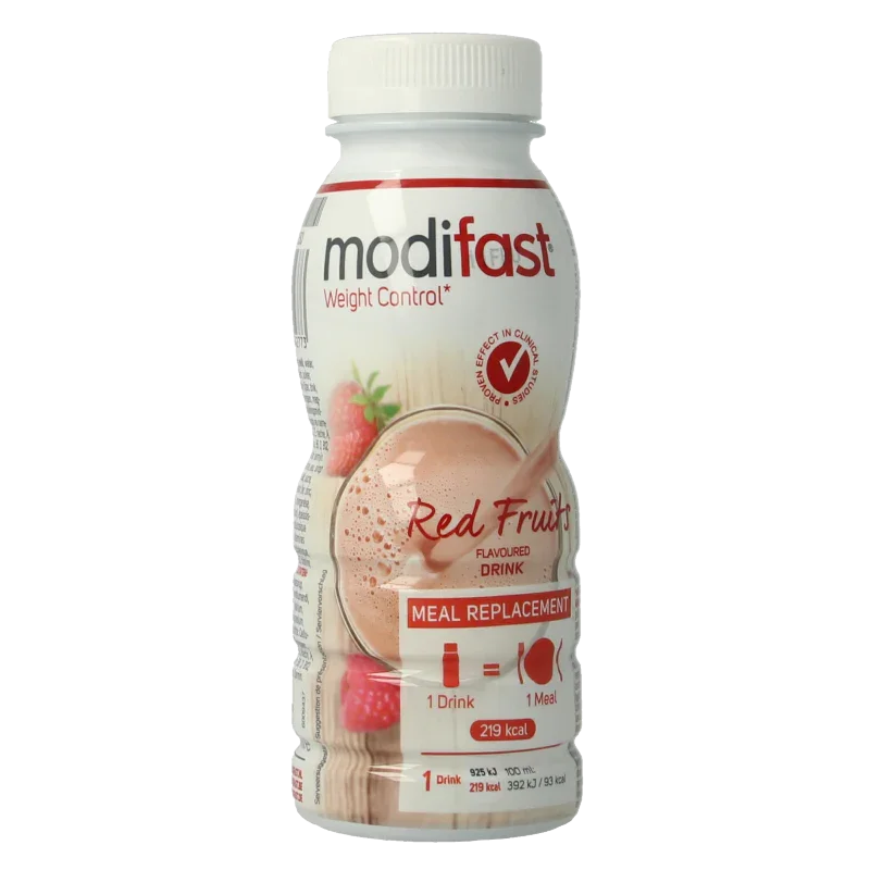 Modifast Intensive drink red fruit 236.00 Milliliter