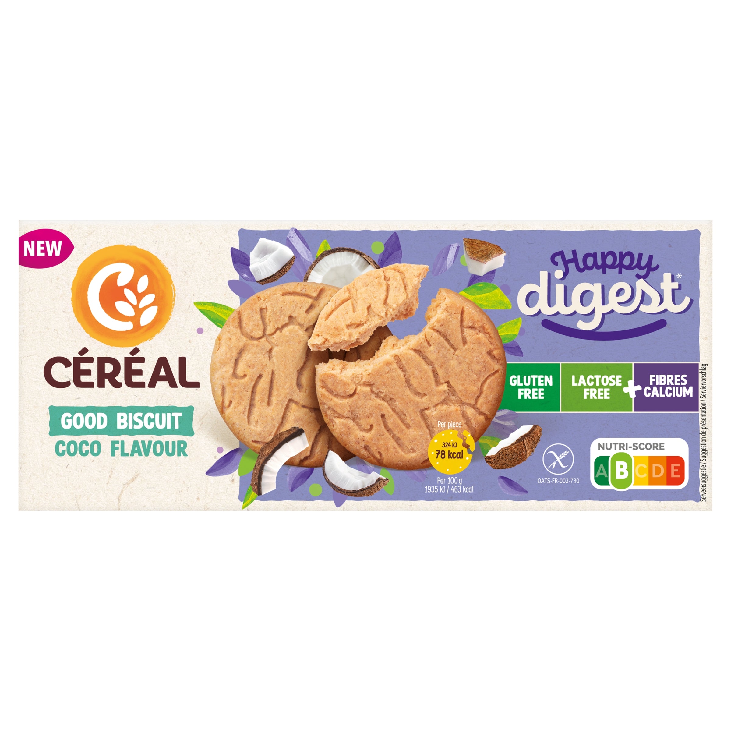 Cereal Good biscuit coco gluten- en lactosevrij 150 Gram