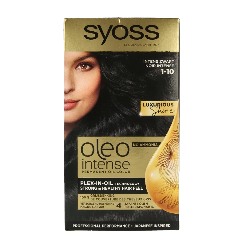 Syoss Color Oleo Intense 1-10 intens zwart haarverf 1 Set