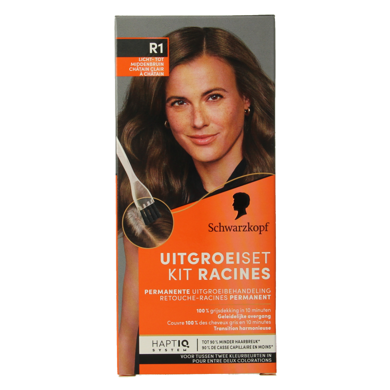 Schwarzkopf Vital uitgroeiset lichtbruin/middenbruin R1 11 Milliliter