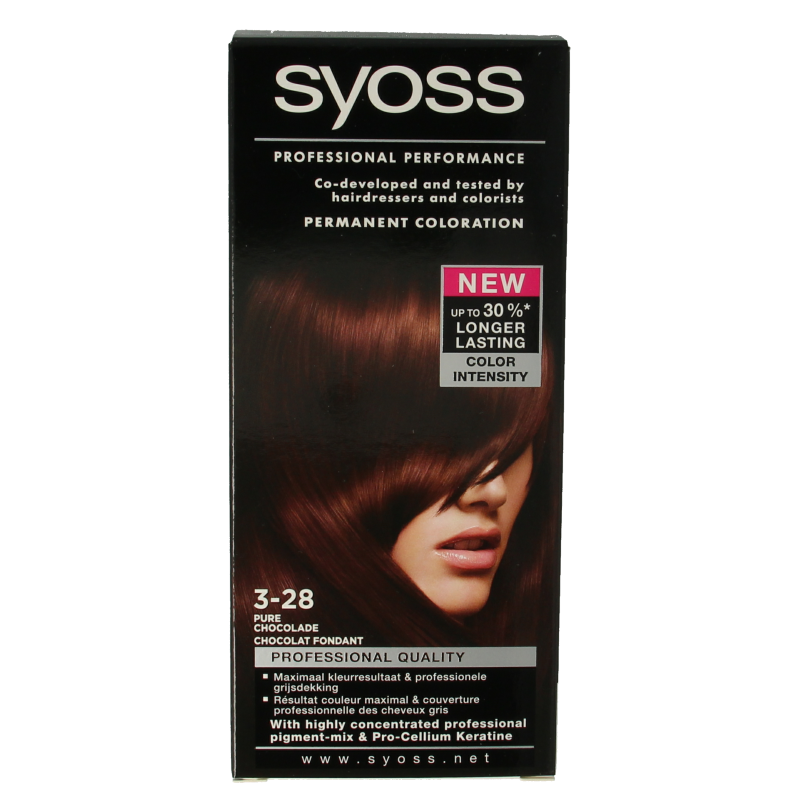 Syoss Colors 3-28 donker chocolade 1 Set