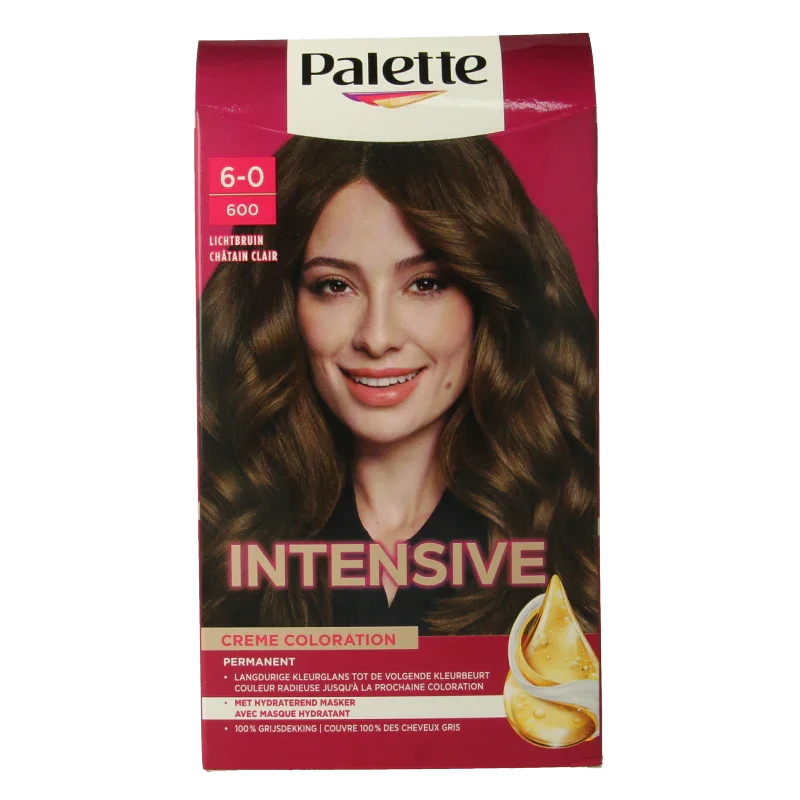 Poly Palette Haarverf 600 Licht bruin 1 Set