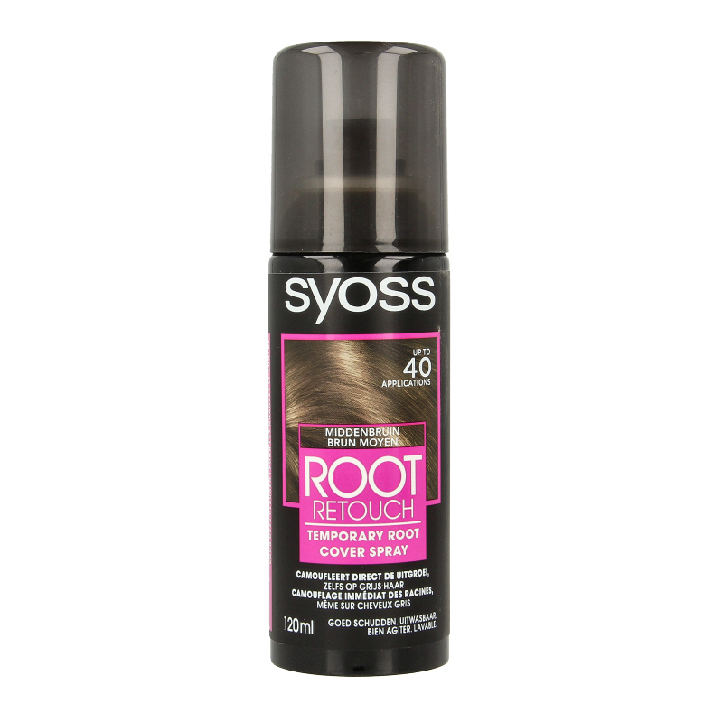 Syoss Uitgroeispray middenbruin 120 Milliliter
