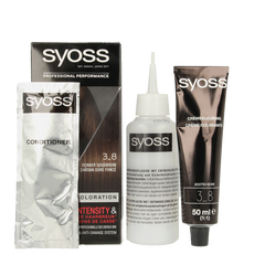 Syoss Color baseline 3-8 donker goudbruin haarverf 1 Set