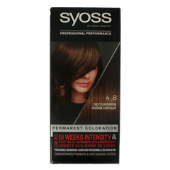 Syoss Color baseline 4-8 chocoladebruin haarverf 1 Set