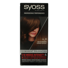 Syoss Color baseline 4-8 chocoladebruin haarverf 1 Set