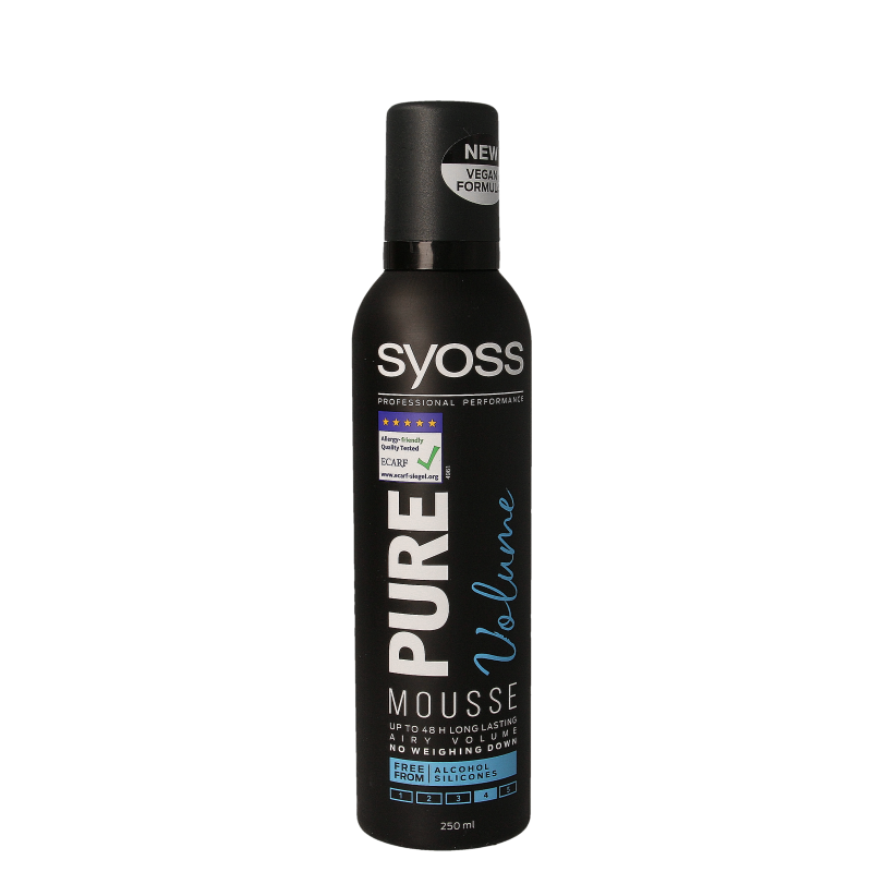 Syoss Mousse pure volume 250 Milliliter