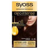 Syoss Color Oleo Intense 4-15 kastanjebruin haarverf 1.00 Set