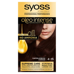 Syoss Color Oleo Intense 4-15 kastanjebruin haarverf 1.00 Set