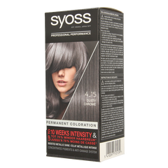 Syoss Color baseline 4-15 dusty chrome haarverf 1 Set