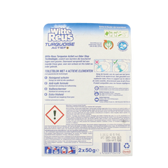 Witte Reus Toiletblok turquoise actief 2 Stuks