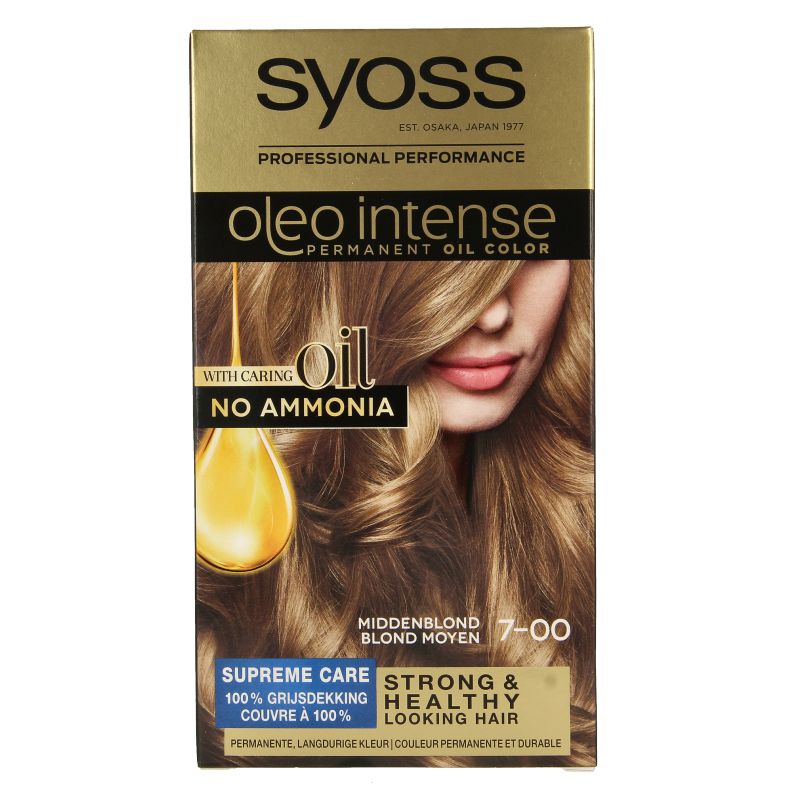 Syoss Color Oleo Intense 7-00 middenblond haarverf 1 Set