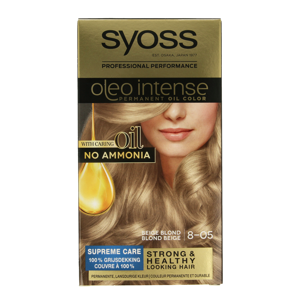 Syoss Color Oleo Intense 8-05 beige blond haarverf 1.00 Set