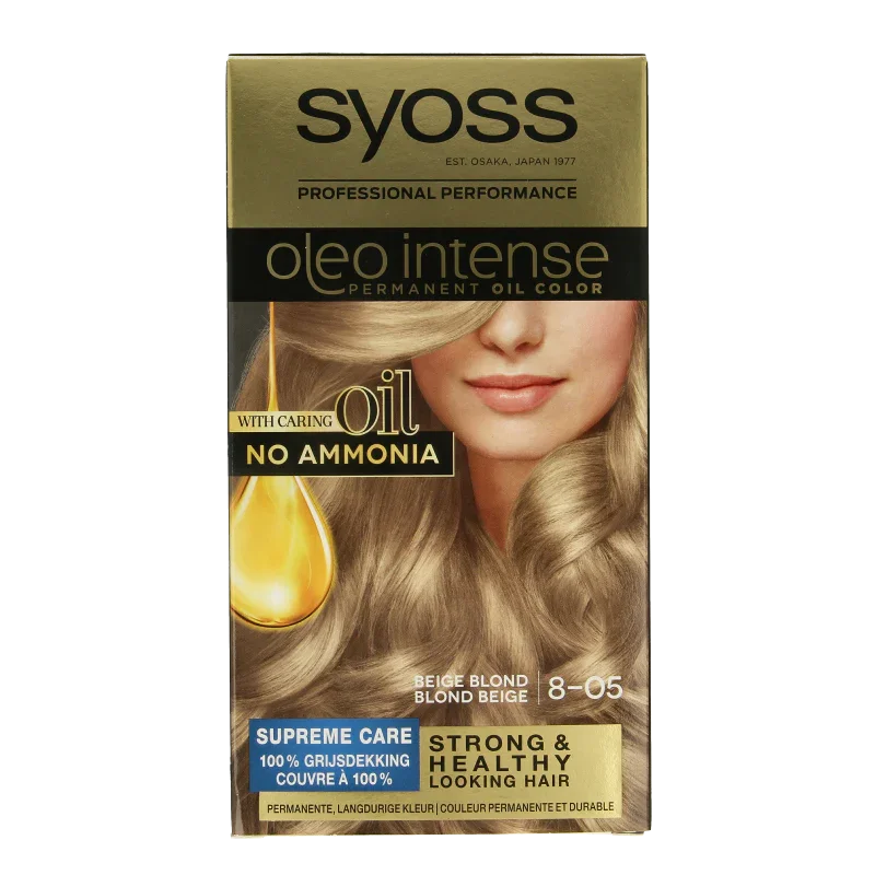 Syoss Color Oleo Intense 8-05 beige blond haarverf 1 Set