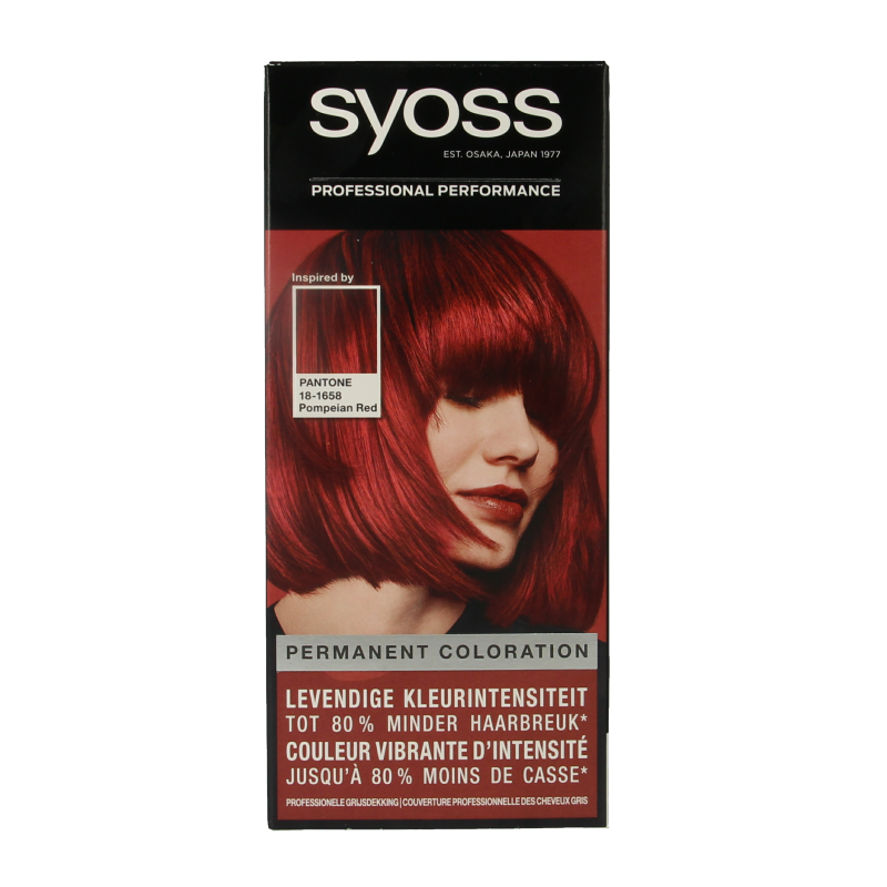 Syoss Color baseline pantone 5-72 pompeian red 1 Stuks
