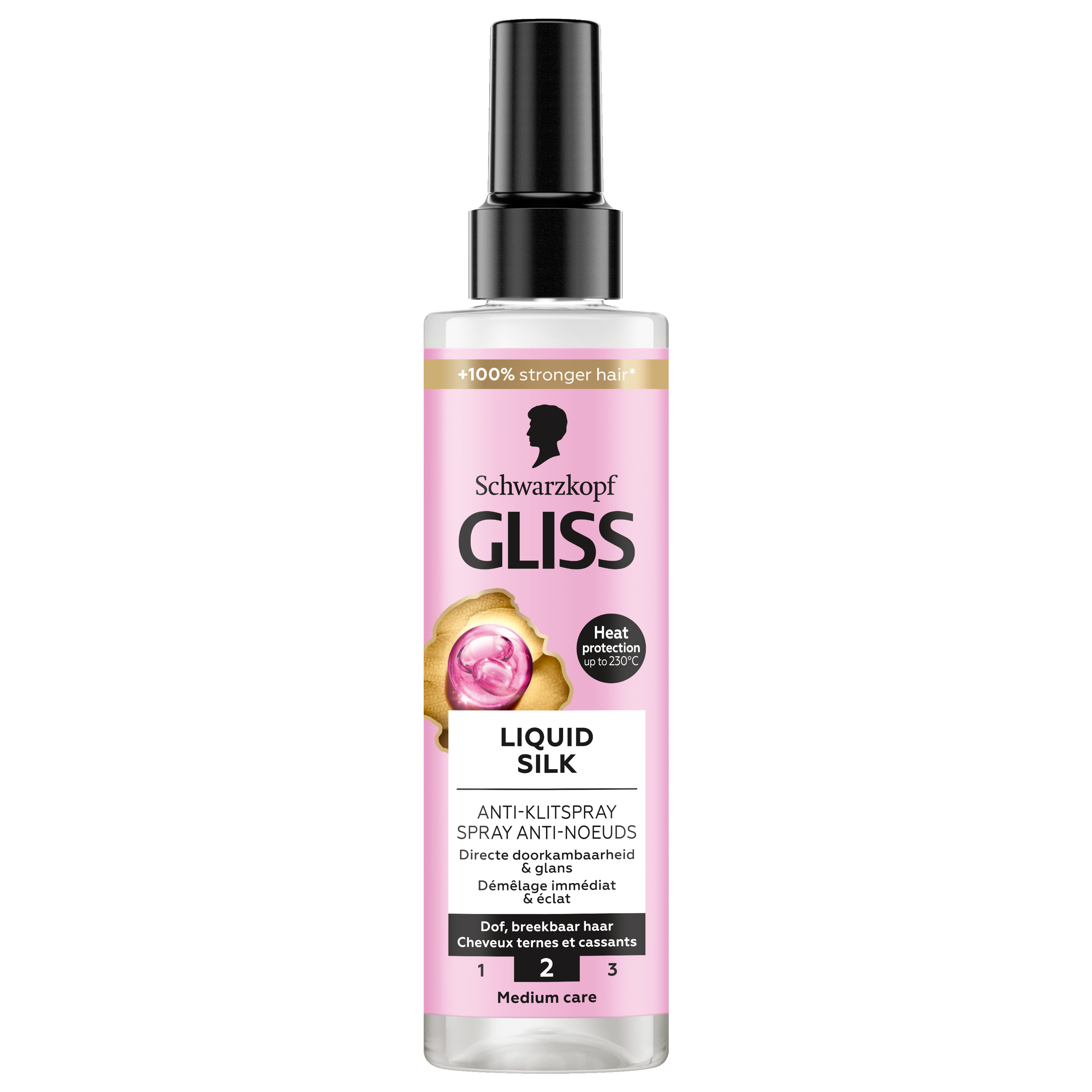 Gliss Kur Anti-klit spray liquid silk gloss 200.00 Milliliter