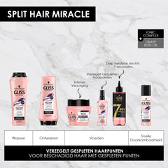 Gliss Kur Shampoo split end miracle 250 Milliliter