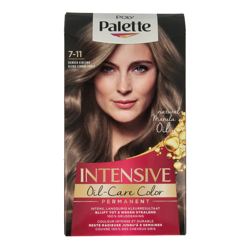 Poly Palette Haarverf 7-11 donker asblond 1 Set