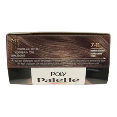 Poly Palette Haarverf 7-11 donker asblond 1 Set