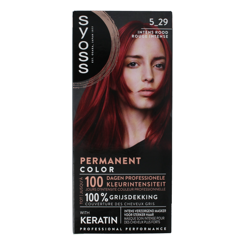 Syoss Permanent color 5-29 intens rood 1 Set