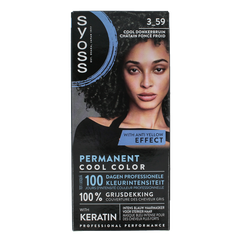 Syoss Permanent cool color 3-59 donkerbruin 1 Stuks