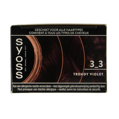 Syoss Colors baseline 3-3 dark violet 1 Set