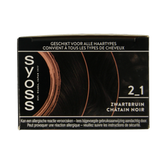 Syoss Color baseline 2-1 zwart bruin 1 Set