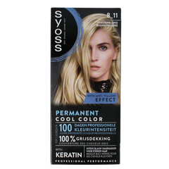 Syoss Permanent cool color 8-11 poederblond 1.00 Set