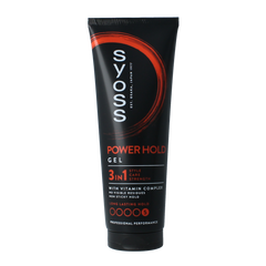 Syoss Men power hold gel extra sterk 250.00 Milliliter