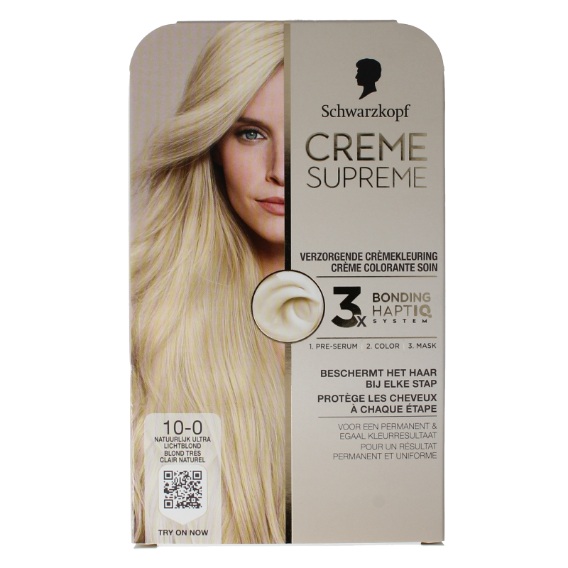 Schwarzkopf Creme supreme 10-0 licht blond 1 Stuks