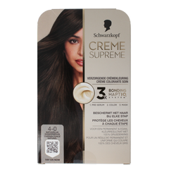 Schwarzkopf Creme supreme 4-0 donker bruin 1.00 Stuks