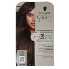 Schwarzkopf Creme supreme 5-60 bruin 1 Stuks
