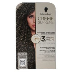 Schwarzkopf Creme supreme 6-16 licht bruin 1.00 Stuks