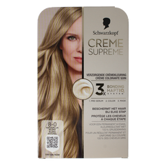 Schwarzkopf Creme supreme 8-0 blond 1 Stuks