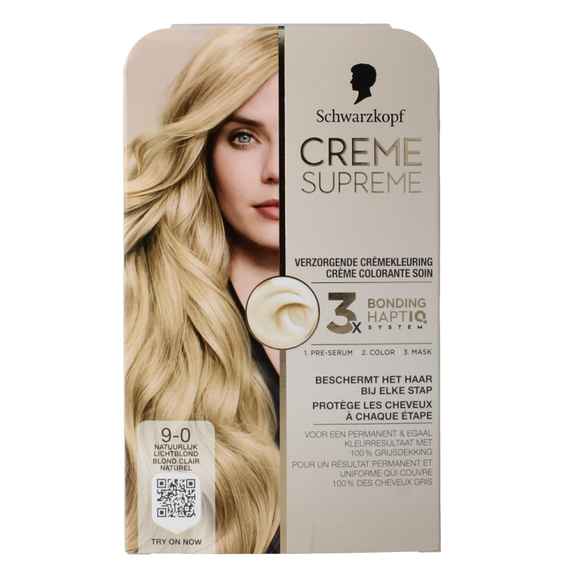 Schwarzkopf Creme supreme 9-0 licht blond 1 Stuks