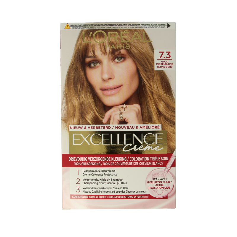 Excellence Excellence creme 7.3 goudblond 1 Set